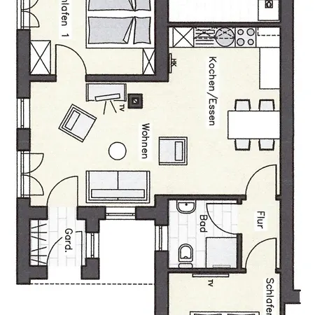 17 Am Berg Apartamento *