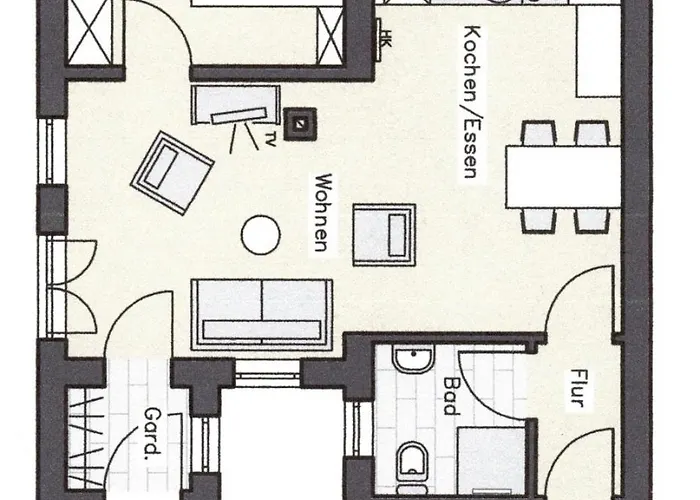 17 Am Berg Appartement *